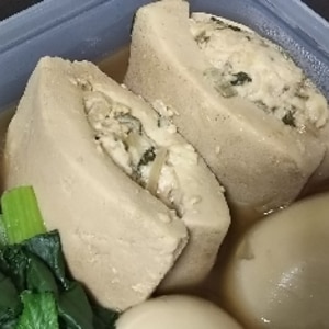 高野豆腐のひき肉詰め煮